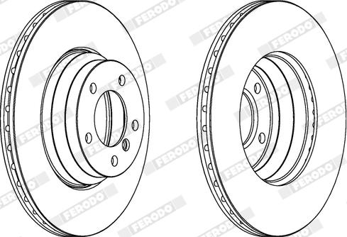 Ferodo DDF1535X - Kočioni disk www.molydon.hr