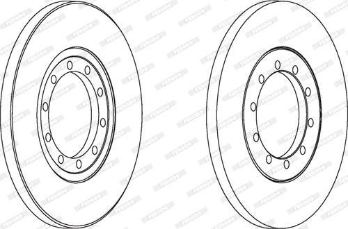 Ferodo DDF1537C - Kočioni disk www.molydon.hr