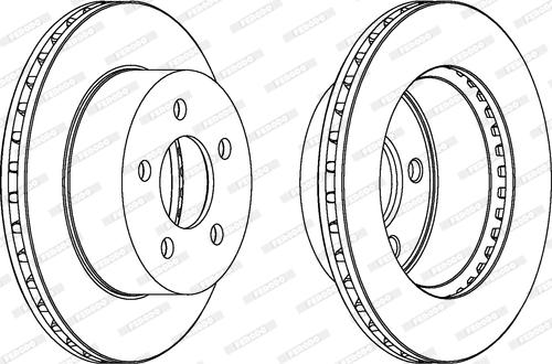 Ferodo DDF1525 - Kočioni disk www.molydon.hr