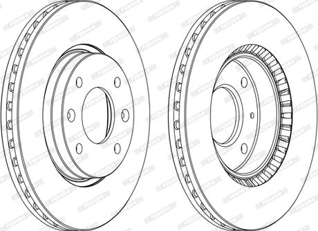 Ferodo DDF1522P-D - Kočioni disk www.molydon.hr