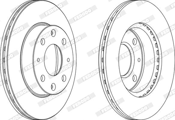 Ferodo DDF152X - Kočioni disk www.molydon.hr