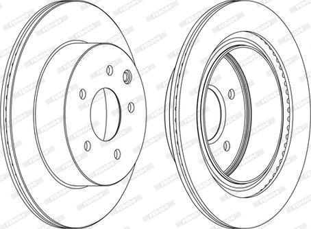 Ferodo DDF1579C-D - Kočioni disk www.molydon.hr