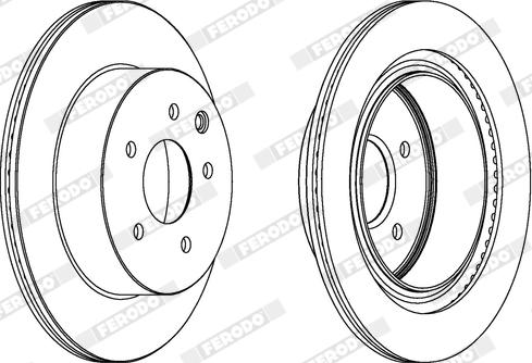 Ferodo DDF1579X - Kočioni disk www.molydon.hr