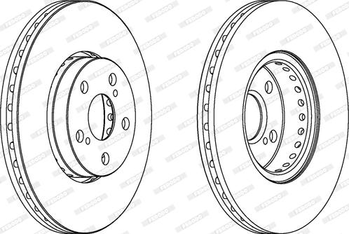 Ferodo DDF1575C - Kočioni disk www.molydon.hr