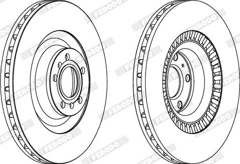 Ferodo DDF1572X - Kočioni disk www.molydon.hr