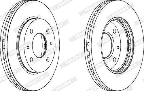 Ferodo DDF1577X - Kočioni disk www.molydon.hr