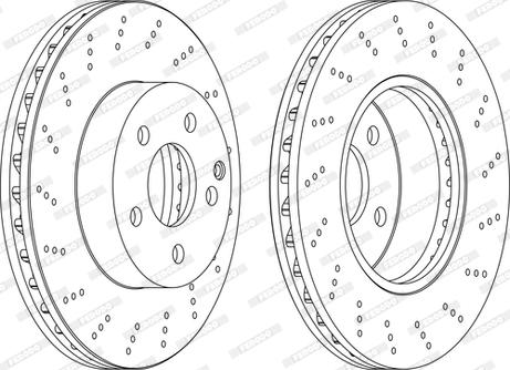 Ferodo DDF1693C-1-D - Kočioni disk www.molydon.hr