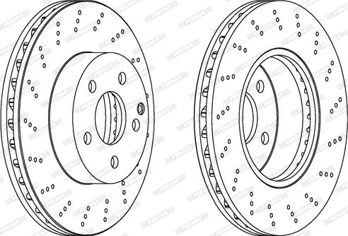 Ferodo DDF1693C - Kočioni disk www.molydon.hr