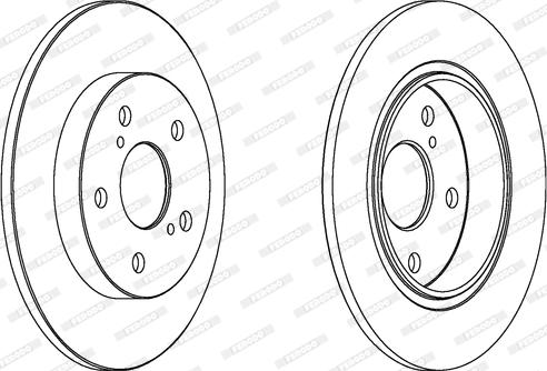 Ferodo DDF1645C - Kočioni disk www.molydon.hr