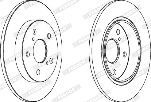 Ferodo DDF1645X - Kočioni disk www.molydon.hr