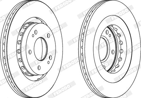 Ferodo DDF1642X - Kočioni disk www.molydon.hr