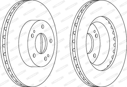 Ferodo DDF1659 - Kočioni disk www.molydon.hr