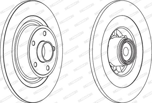 Ferodo DDF1654-1 - Kočioni disk www.molydon.hr