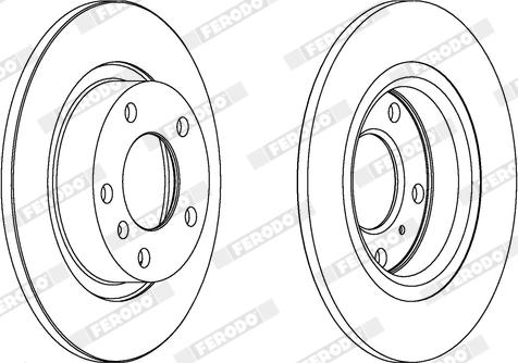 Ferodo DDF1651X - Kočioni disk www.molydon.hr