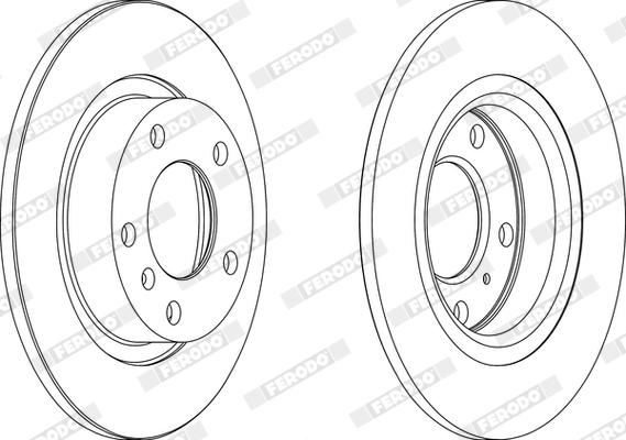 Ferodo DDF1651X - Kočioni disk www.molydon.hr