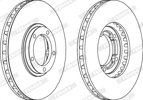 Ferodo DDF1658X - Kočioni disk www.molydon.hr