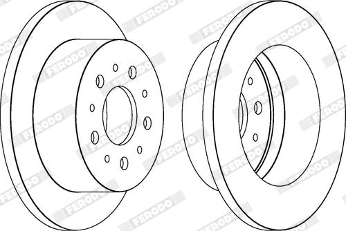 Ferodo DDF1653X - Kočioni disk www.molydon.hr