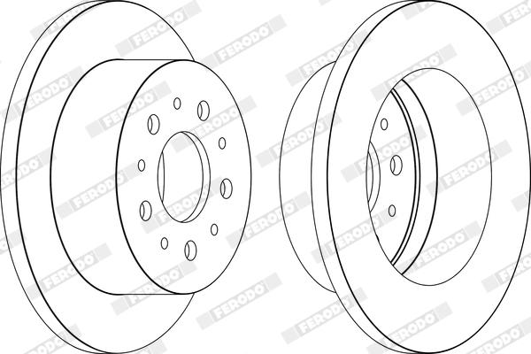 Ferodo DDF1653X - Kočioni disk www.molydon.hr