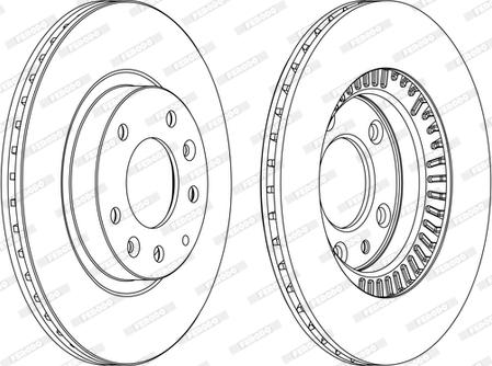 Ferodo DDF1657C - Kočioni disk www.molydon.hr