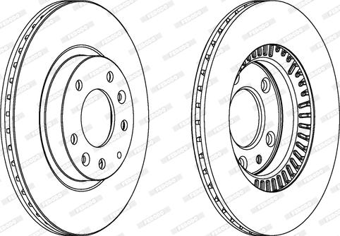 Ferodo DDF1657 - Kočioni disk www.molydon.hr