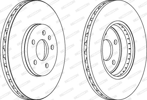 Ferodo DDF1664C - Kočioni disk www.molydon.hr