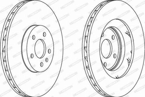 Ferodo DDF1665C - Kočioni disk www.molydon.hr