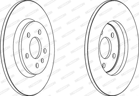 Ferodo DDF1666 - Kočioni disk www.molydon.hr