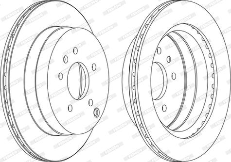 Ferodo DDF1660C-D - Kočioni disk www.molydon.hr