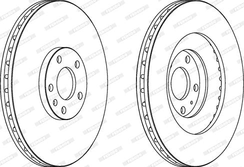 Ferodo DDF1661C - Kočioni disk www.molydon.hr