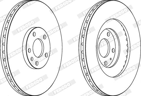 Ferodo DDF1661X - Kočioni disk www.molydon.hr