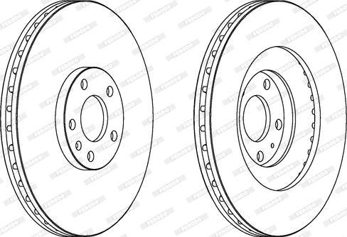 Ferodo DDF166-1 - Kočioni disk www.molydon.hr