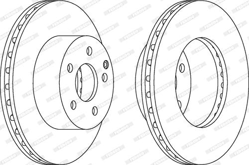 Ferodo DDF1668C - Kočioni disk www.molydon.hr