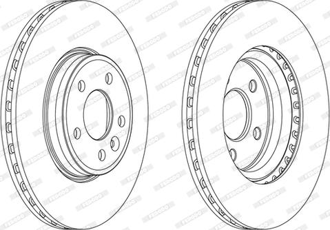 Ferodo DDF1663C-1-D - Kočioni disk www.molydon.hr