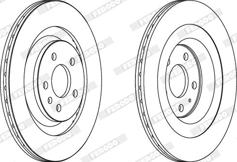 Ferodo DDF1667X - Kočioni disk www.molydon.hr