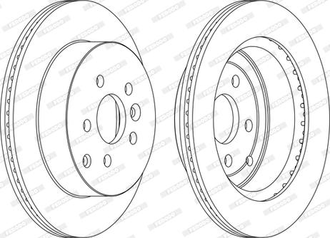 Ferodo DDF1609C-D - Kočioni disk www.molydon.hr