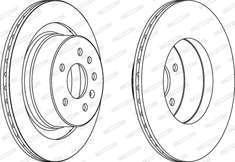 Ferodo DDF1604 - Kočioni disk www.molydon.hr