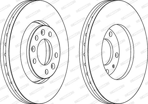 Ferodo DDF1601C - Kočioni disk www.molydon.hr