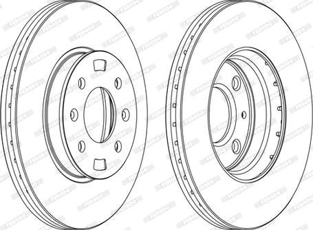 Ferodo DDF1603C-D - Kočioni disk www.molydon.hr