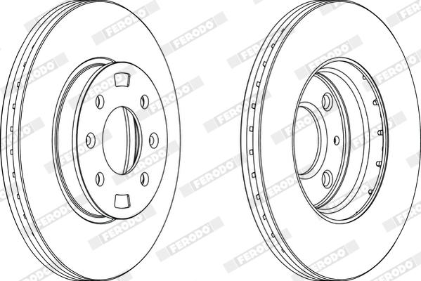 Ferodo DDF1603X - Kočioni disk www.molydon.hr