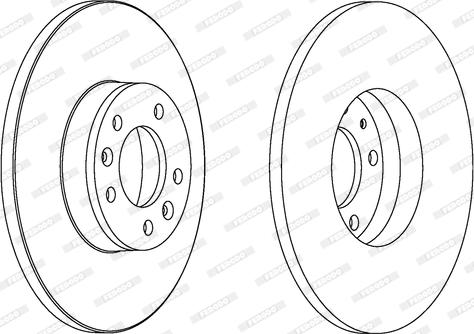 Ferodo DDF1602C - Kočioni disk www.molydon.hr