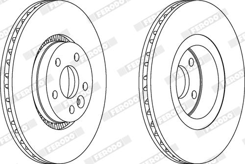 Ferodo DDF1607X - Kočioni disk www.molydon.hr