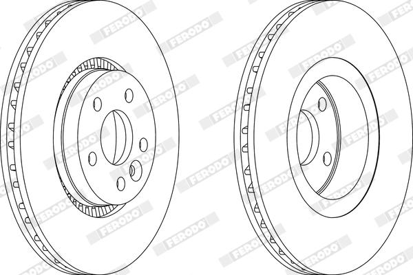 Ferodo DDF1607X - Kočioni disk www.molydon.hr