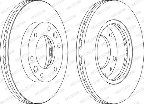 Ferodo DDF1612C - Kočioni disk www.molydon.hr