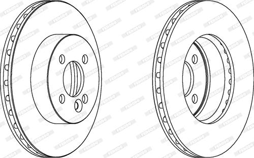 Ferodo DDF1617C - Kočioni disk www.molydon.hr