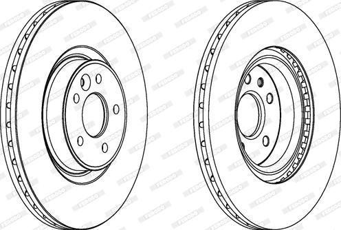 Ferodo DDF1680 - Kočioni disk www.molydon.hr