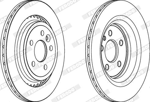 Ferodo DDF1681X - Kočioni disk www.molydon.hr