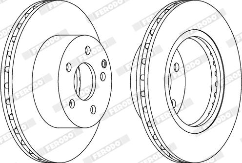 Ferodo DDF1688X - Kočioni disk www.molydon.hr