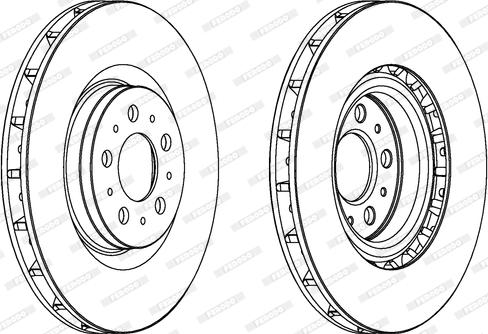 Ferodo DDF1682C-1 - Kočioni disk www.molydon.hr