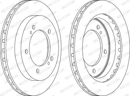 Ferodo DDF1687C - Kočioni disk www.molydon.hr