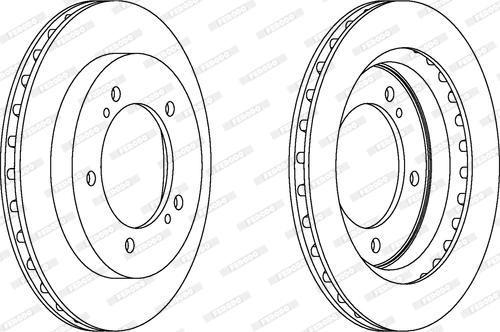 Ferodo DDF1687 - Kočioni disk www.molydon.hr